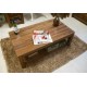 Mayan Walnut Open Coffee Table