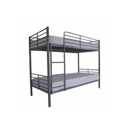 Apollo Bunk Bed, Metal Frame, Silver Finish