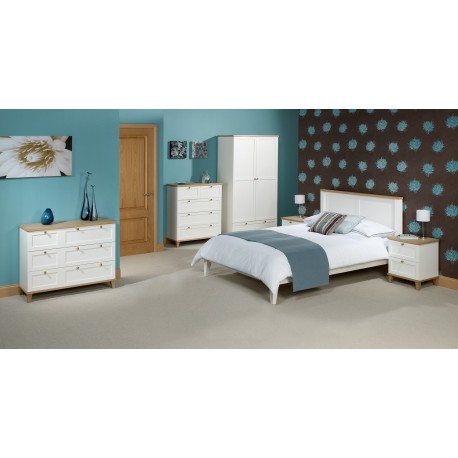 Boston 3'0" Single Bed, Ash Veneers, Classy Simple Styled Collection