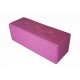 Diamante Ottoman, storage Box, Toy Box, Blanket Box, Pink Faux Leather