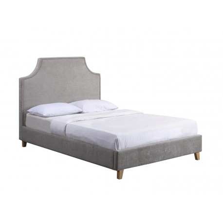 Dorchester 5'0" Kingsize Bed, Sumptuous Chenille, Regal Stud Edging Deatail, Luxurious Look