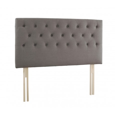 Madison 4'6" Double Headboard, Stylish Linen Fabric