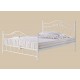 Monaco 4'6" Double White Bed, Elegant Traditional Style, Attractive Price Point