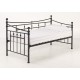 Olivia Day Bed, Rounded Finals, Classical Finish, Traditional Look, Black Finish
