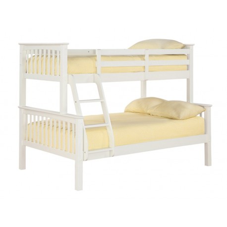 Otto Trio Bunk Bed, Heavy Duty, Can Be Sperated, Solid Navy Blue