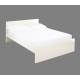Puro 4'6" Double Bed, Contemporary Style, High Gloss Stone