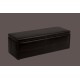 Stanton Ottoman, Storage, Blanket, Toy Box in Black Faux Leather