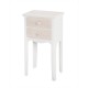 Juliette 2 Drawer Bedside Cabinet, Distintive Design, Chic Style, MDF And Solid Pine