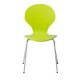 Ibiza Chairs, Lime, Chrome Legs Pack of 4