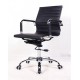 Ikon Office Chair, Black Faux Leather