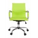 Ikon Office Chair, Lime Faux Leather