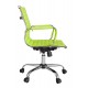 Ikon Office Chair, Lime Faux Leather