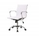 Ikon Office Chair, White Faux Leather