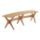 Malmo Bench, High End Appeal, Solid Wood, White Oak Venners