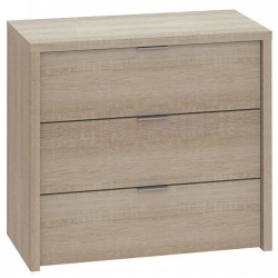 Lexington 3 Drawer Chest, Suits Any Interior, Oak Finish