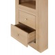 Moda 3 Teir Storage, 2 Drawers, Modern Style, L Shaped Joints, Oak Wood