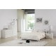 Novello 3 Drawer Chest, Uber Trendy Design, High Gloss White