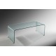 Azurro Glass Coffee Table, Sleek and Contemporary style