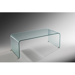 Azurro Glass Coffee Table, Sleek and Contemporary style