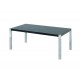 Novello Coffee Table, Chrome Legs, Modern Style, High Gloss Black