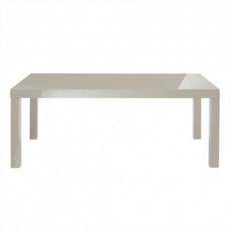 Puro Coffee Table, Sleek Contemporary Style, High Gloss Cream