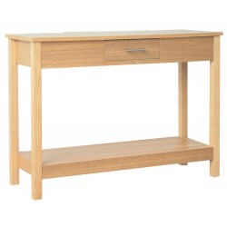 Oakridge Console Table, Real Ash Veneer With Oak Finish, Suits Any Style