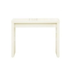 Puro Console Table, Sleek Contemporary Style, High Gloss Cream