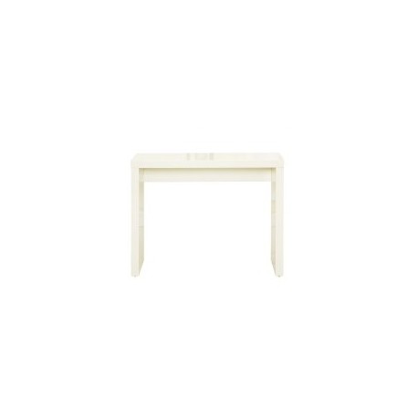 Puro Console Table, Sleek Contemporary Style, High Gloss Cream