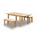 Boden Extending Dining Table, Timeless Style, Expensive Look and Rustic Feel