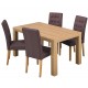 Curve Dining Table, Oak Finsh