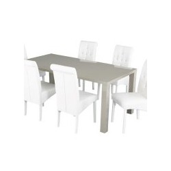 Monroe Medium Dining Table, Stone