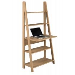 Tiva Ladder Desk in Oak Finish