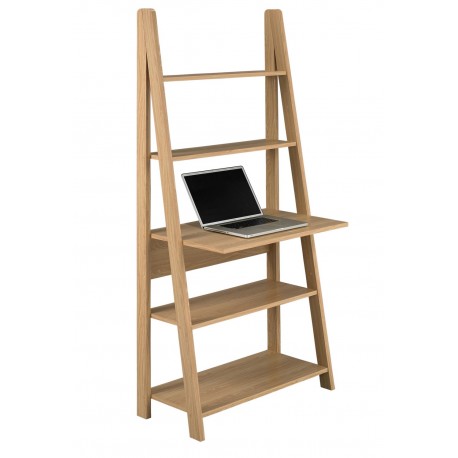 Tiva Ladder Desk in Oak Finish