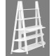 Tiva Ladder Desk Coated in White Colour