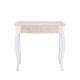 Juliette Dressing Table, 2 Drawers, White Legs, Pine Wood, MDF, Painted Finish