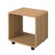 Curve Lamp Table, Oak Finish, Curved Corners, Adds Style To Any Room
