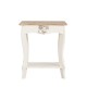 Juliette Lamp Table, Chic Shabby Look, Pine Wood And MDF, Painted Finish