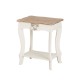 Juliette Lamp Table, Chic Shabby Look, Pine Wood And MDF, Painted Finish