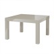 Puro End/Lamp Table, Sleek Contemporary Style, High Gloss Cream