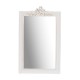 Juliette Wall Mirror, Cream, Vintage Look, Pine Wood