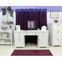 Hampton Twin Pedestal Computer Desk