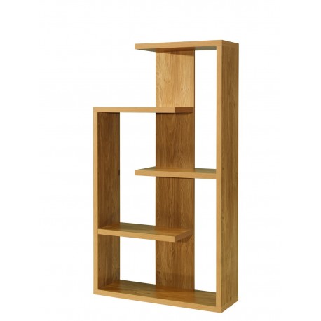 Alberta Shelving Unit Oak Finish