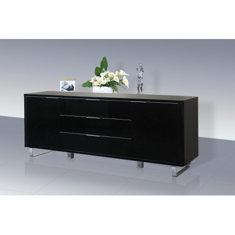 Accent Sideboard High Gloss Black