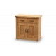 Boden Small Sideboard, 2 Doors + 1 Drawer, Rough Swan Rustic Finish