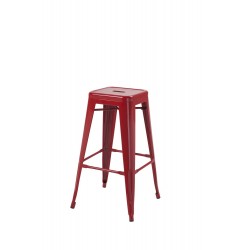 Hoxton Stacking Stool, Red 2 Pack