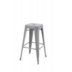Hoxton Stacking Stool, Silver 2 Pack
