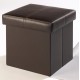 Madrid Small Storage Stool, Blanket Box, Toy Box, Faux Leather