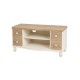 Juliette TV/ Media Unit, Self + 4 Drawers, Vintage Chic Style, Painted Finish, MDF And Solid Pine Wood