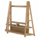 Tiva Ladder Unit, Entertainment Unit in Oak Finish