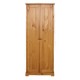 Baltic 2 Door Wardrobe, Contemporary Style, Antique Pine
